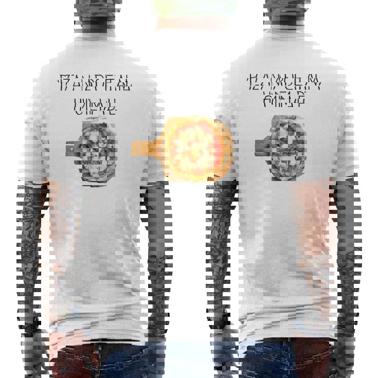 ピザ ナポレターナ イタリア ピザ ナポリタン マルゲリータ メンズTシャツ バックプリント