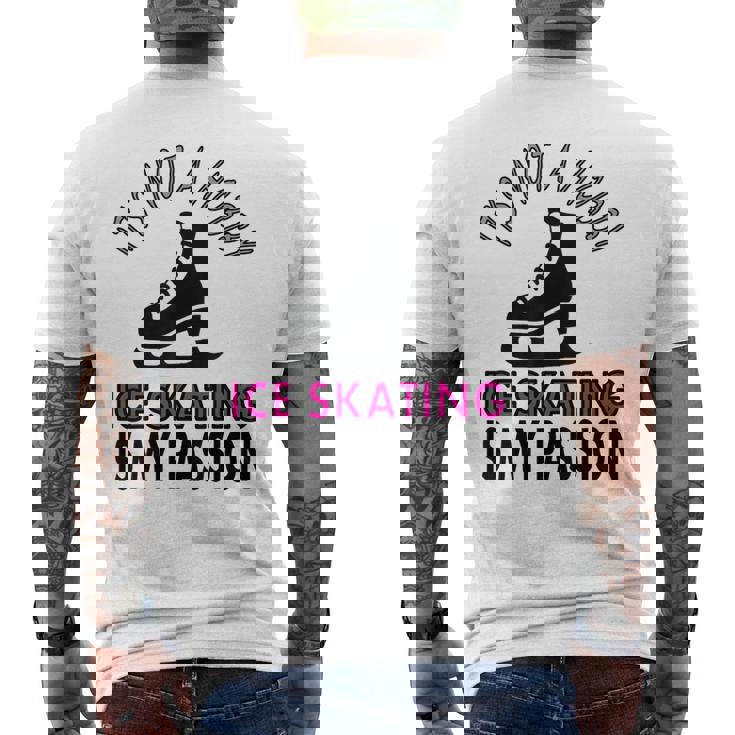 フィギュアスケート スポーツ フィギュア スケーター ギフト アイデア メンズTシャツ バックプリント