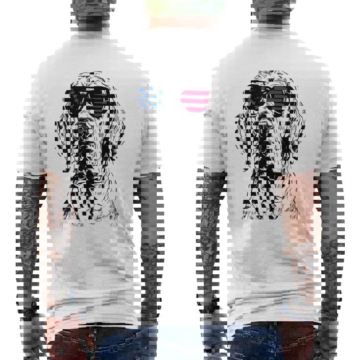 フィラ ブラジレイロ 犬 7月4日 アメリカ国旗 メンズTシャツ バックプリント