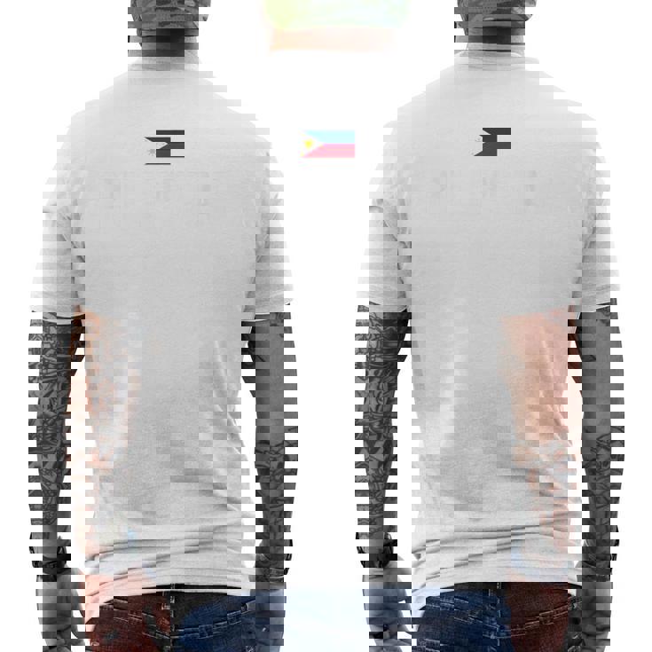 フィリピン ピリピナス バスケットボール メンズTシャツ バックプリント