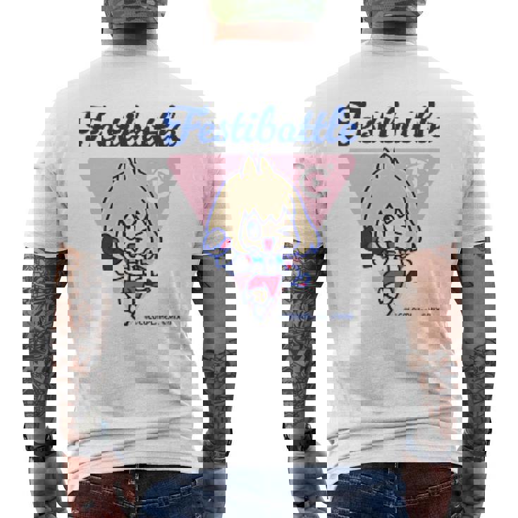 フェスバ ワンポイントマリオン メンズTシャツ バックプリント