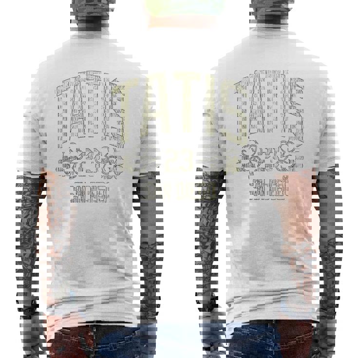 フェルナンド・タティス・ジュニア・サンディエゴ・ベースボール・セント・パトリックズ・クローバー メンズTシャツ バックプリント