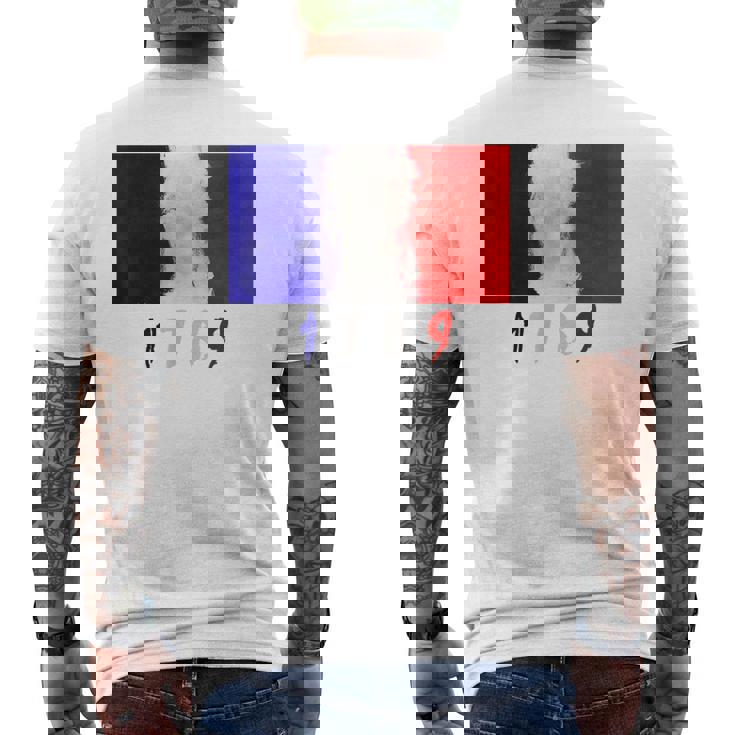 フランス革命 1789年 メンズTシャツ バックプリント