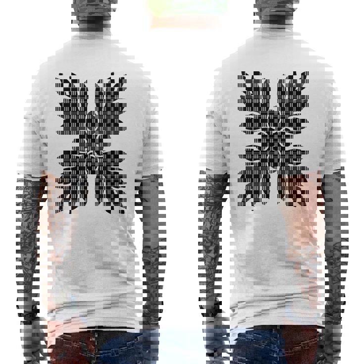 ブラック・パラカ・ウル メンズTシャツ バックプリント