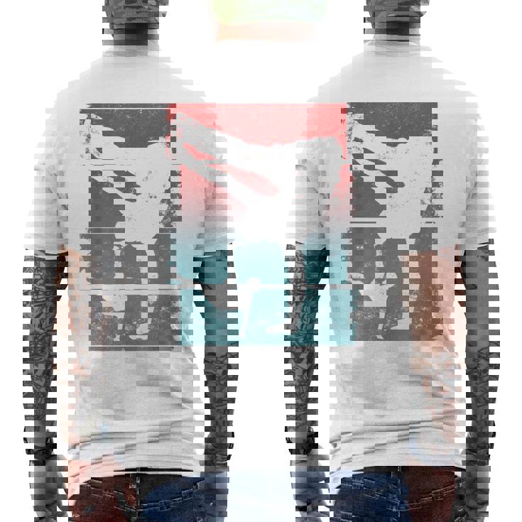 ブレイクダンサー ヒップホップダンス ブレイクダンス メンズTシャツ バックプリント