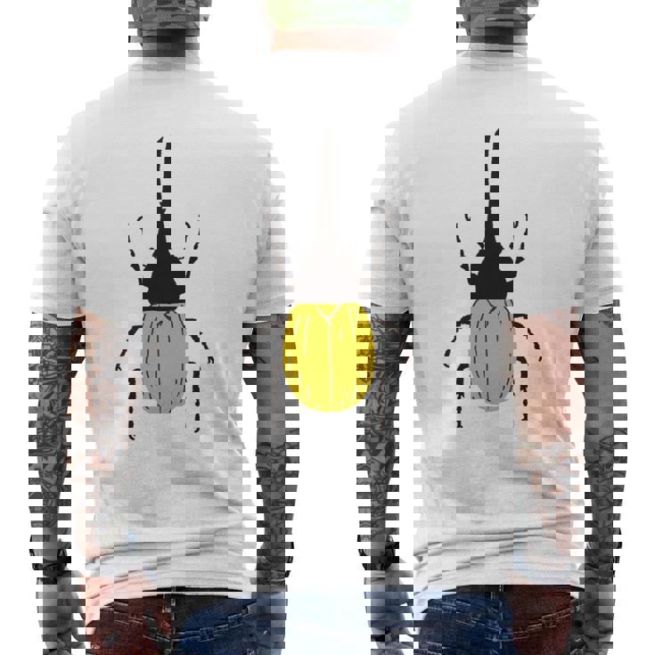 ヘラクレスオオカブト _昆虫_カブトムシ 長袖tシャツ メンズTシャツ バックプリント