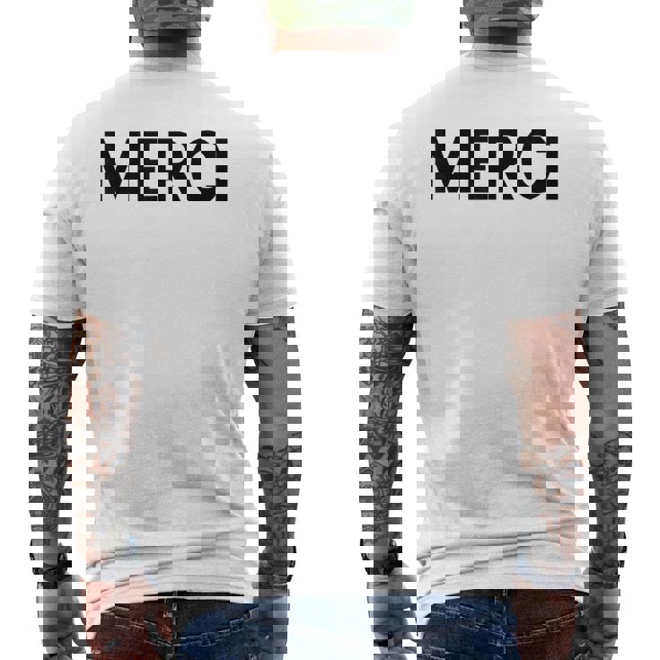 メルシー メンズTシャツ バックプリント