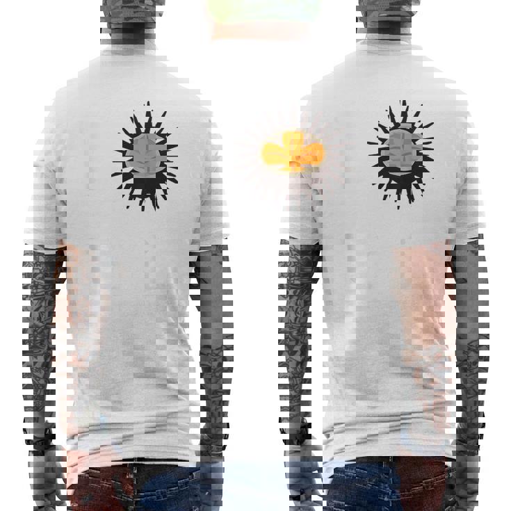 ユニ うに大好き ウニ メンズTシャツ バックプリント