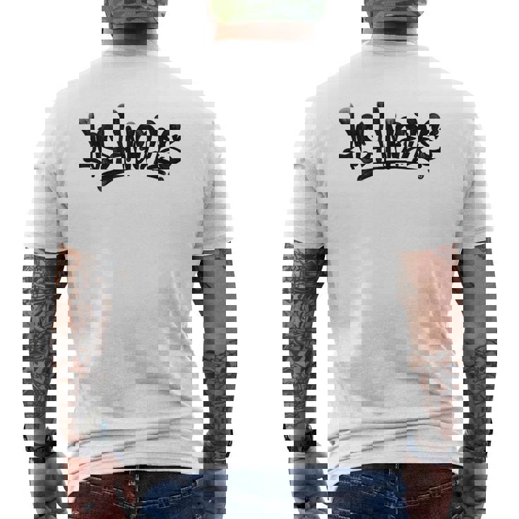 ロサンゼルス グラフィティ シティ ストリートアート カリフォルニア Usa お土産 メンズTシャツ バックプリント