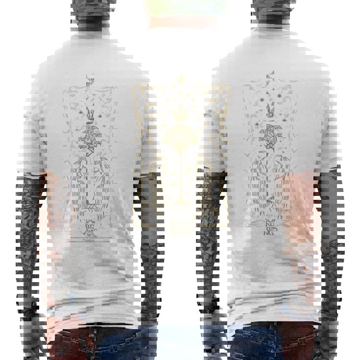 ロード・オブ・ザ・リング ファンタジー 神話アート メンズTシャツ バックプリント