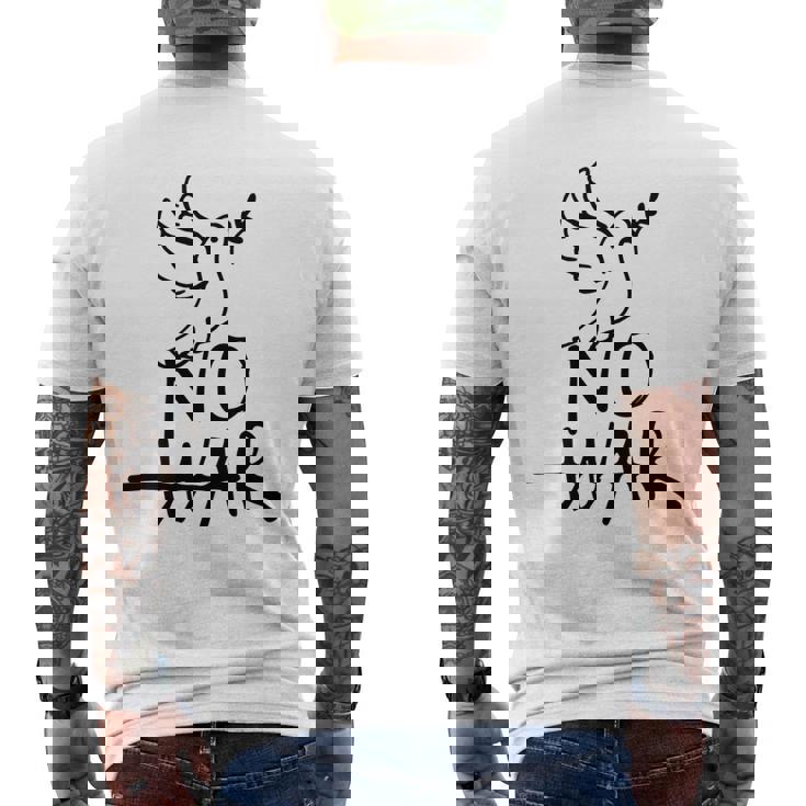 不戦の鳩 世界平和の象徴 ホープ・ハーモニー・フェスティバル No War Dove Of Wolrd Peace 長袖tシャツ メンズTシャツ バックプリント