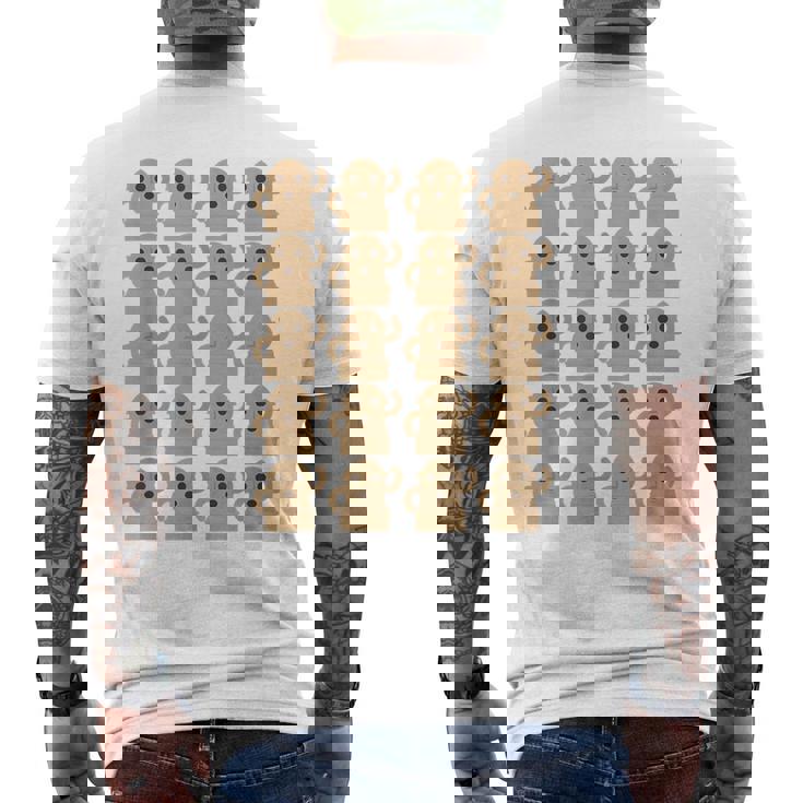 埴輪 ハニワ はにわ メンズTシャツ バックプリント