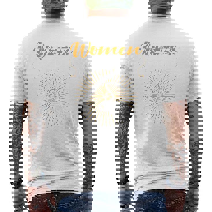 バックプリント 女は私を欲しがる 魚は私を恐れる 長袖tシャツ メンズTシャツ バックプリント