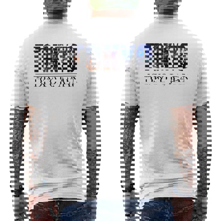 東京ジャパン メンズ レディース シティデザイン メンズTシャツ バックプリント