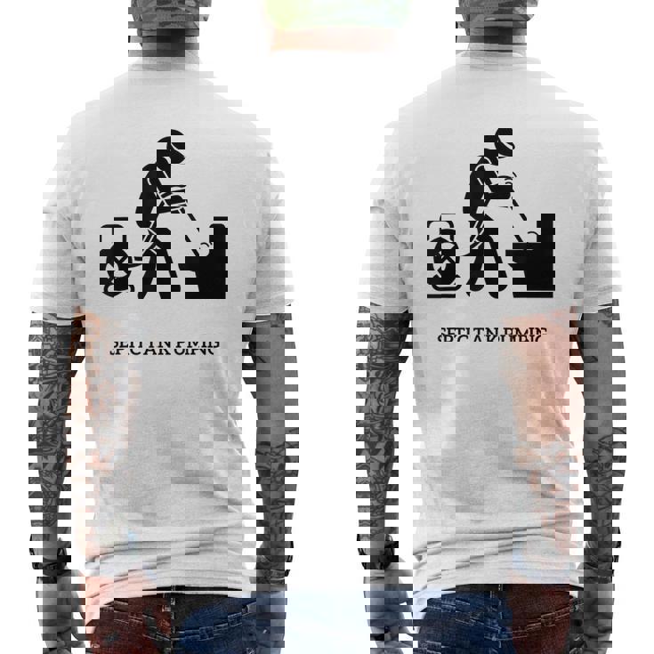 浄化槽ポンプ メンズTシャツ バックプリント