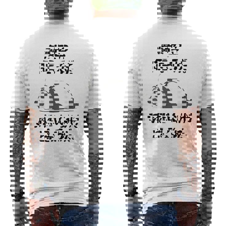 痩せろ？ 何言ってんだ。この体にいくらかけたと思ってるんだ。面白い ギャグ-ジョーク メンズTシャツ バックプリント