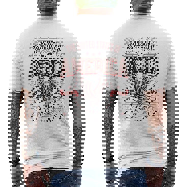 米国アメリカンイーグル アメリカ国旗 パトリオット Usa 男性用 メンズTシャツ バックプリント