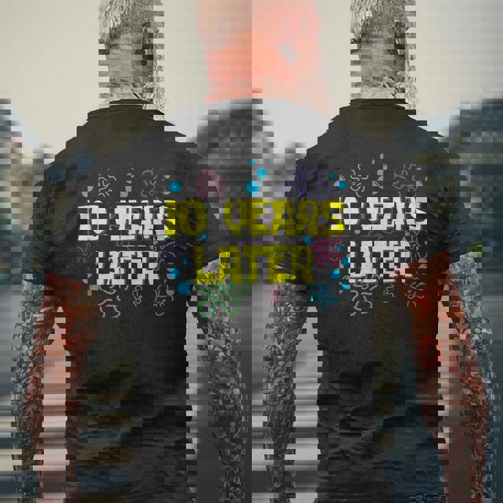 10歳の誕生日 10年後 10歳の誕生日 メンズTシャツ バックプリント 高齢者への贈り物