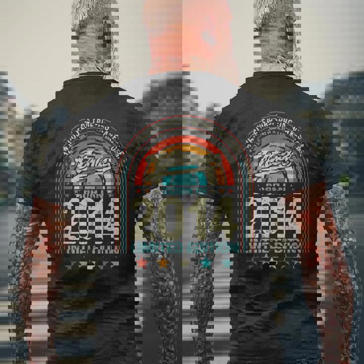 12歳の誕生日 12歳 144ヶ月 すごい生まれ 2014 メンズTシャツ バックプリント 高齢者への贈り物