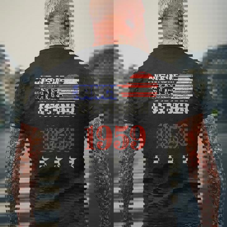 1959年以来素晴らしいヴィンテージアメリカ国旗クラシック1959年10月。 メンズTシャツ バックプリント 高齢者への贈り物