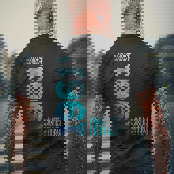 1961年8月 1961年 ヴィンテージ 1961年限定版 メンズTシャツ バックプリント 高齢者への贈り物