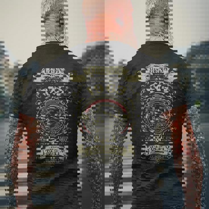 1963年 還暦 バイカー バイク レジェンド 誕生 長袖tシャツ メンズTシャツ バックプリント 高齢者への贈り物