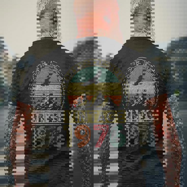 1976年ヴィンテージ、限定版、50歳の誕生日、50歳 メンズTシャツ バックプリント 高齢者への贈り物