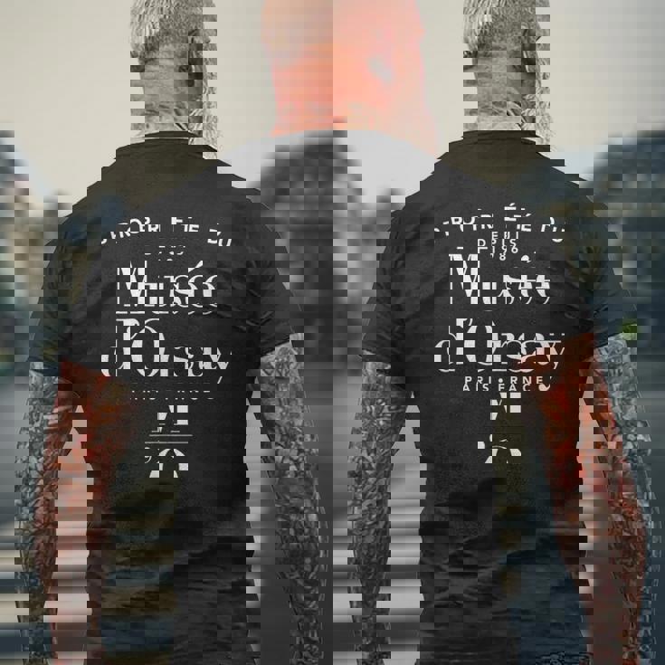 1986年創業、フランス・パリ・オルセー美術館の所有物。 メンズTシャツ バックプリント 高齢者への贈り物