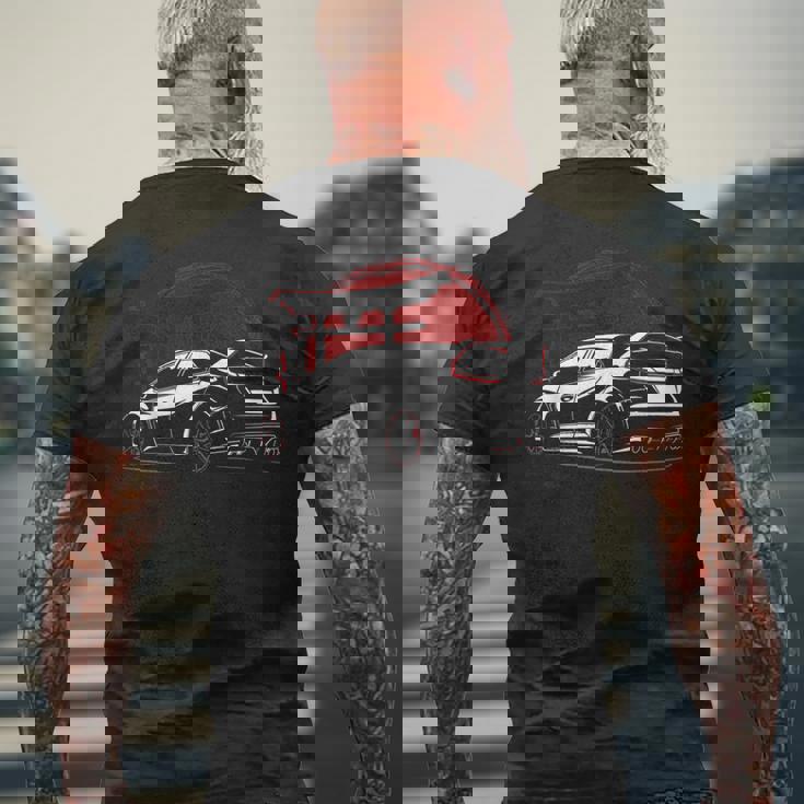 2015 シビック タイプr Ek日本車 メンズTシャツ バックプリント 高齢者への贈り物