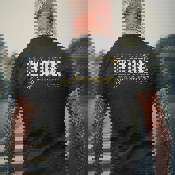 2026年度 電気技師 卒業 専門学校 卒業 メンズTシャツ バックプリント 高齢者への贈り物