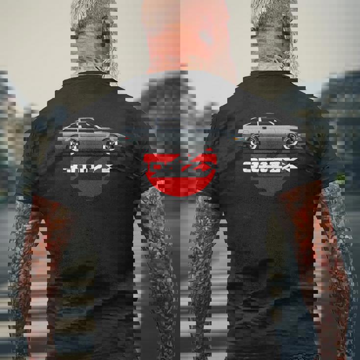 300Zx Z31 スポーツカー メンズTシャツ バックプリント 高齢者への贈り物