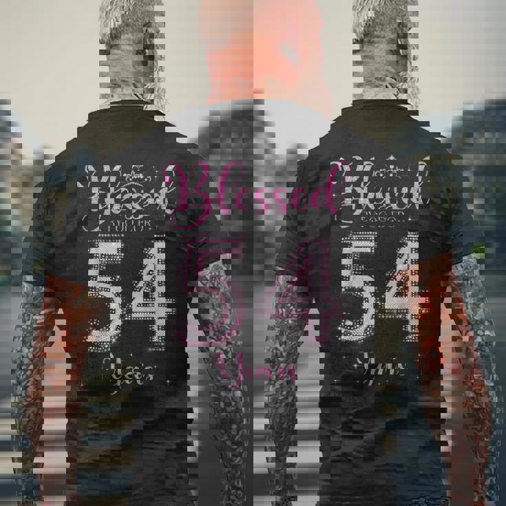 54歳 54歳 54歳 誕生日 54歳 メンズTシャツ バックプリント 高齢者への贈り物