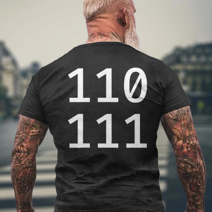 67 Meme Programmer Coder Binary Code Computer Science Men's Back Print ...
