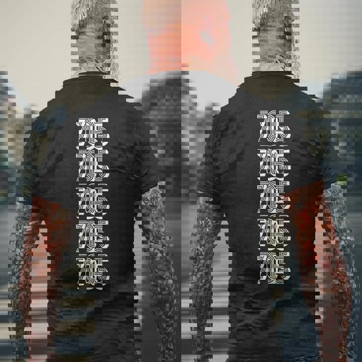 705 市外局番オーガスタ Ga メンズTシャツ バックプリント 高齢者への贈り物