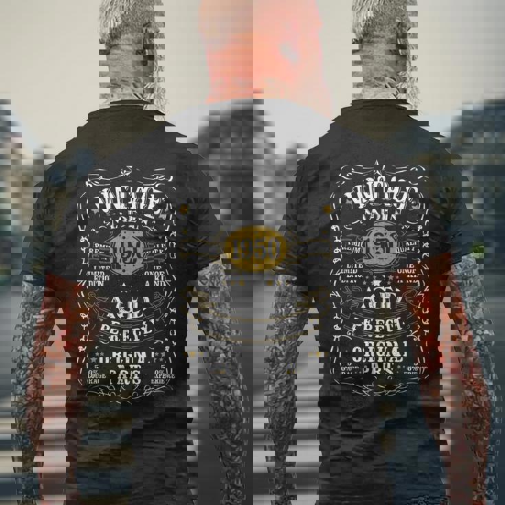 76 歳の誕生日プレゼント ヴィンテージ 1950 男性 面白い 76 歳 1950 メンズTシャツ バックプリント 高齢者への贈り物