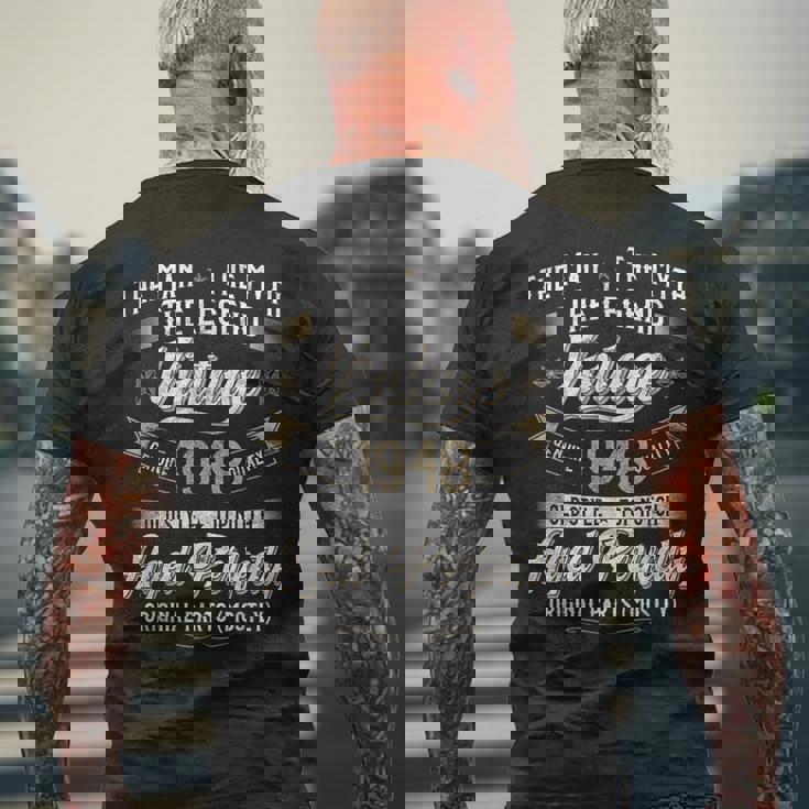 78 歳の誕生日プレゼント ヴィンテージ 1948 男性 面白い 78 歳 1948 メンズTシャツ バックプリント 高齢者への贈り物