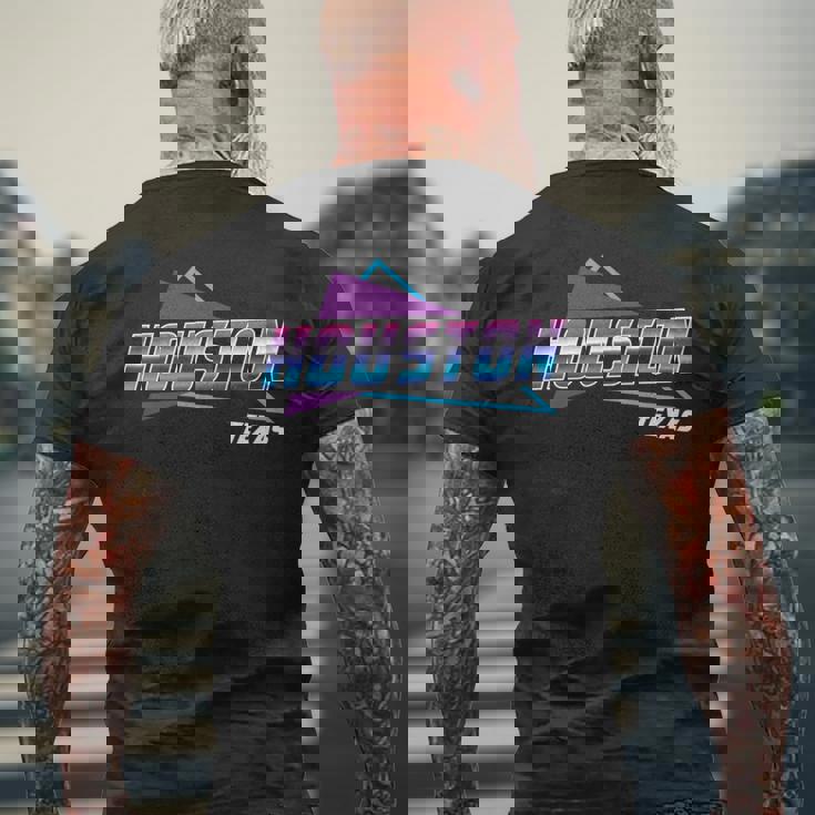 80S Houston 80年代ヒューストン 長袖tシャツ メンズTシャツ バックプリント 高齢者への贈り物