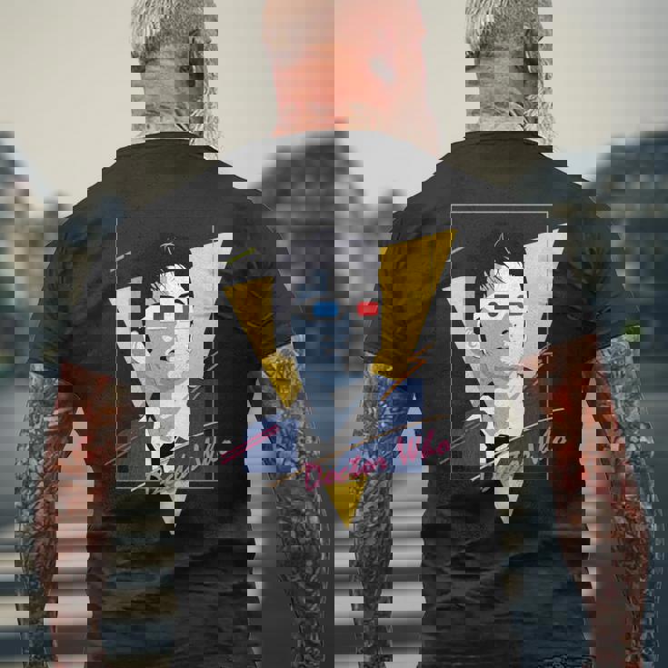 80年代テナントレトロタイムトラベラーsfファン。 長袖tシャツ メンズTシャツ バックプリント 高齢者への贈り物