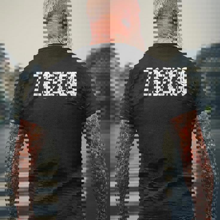 Ak-47Ksz-58 Gun 762X39 キャリバー弾薬tシャツ メンズTシャツ バックプリント 高齢者への贈り物