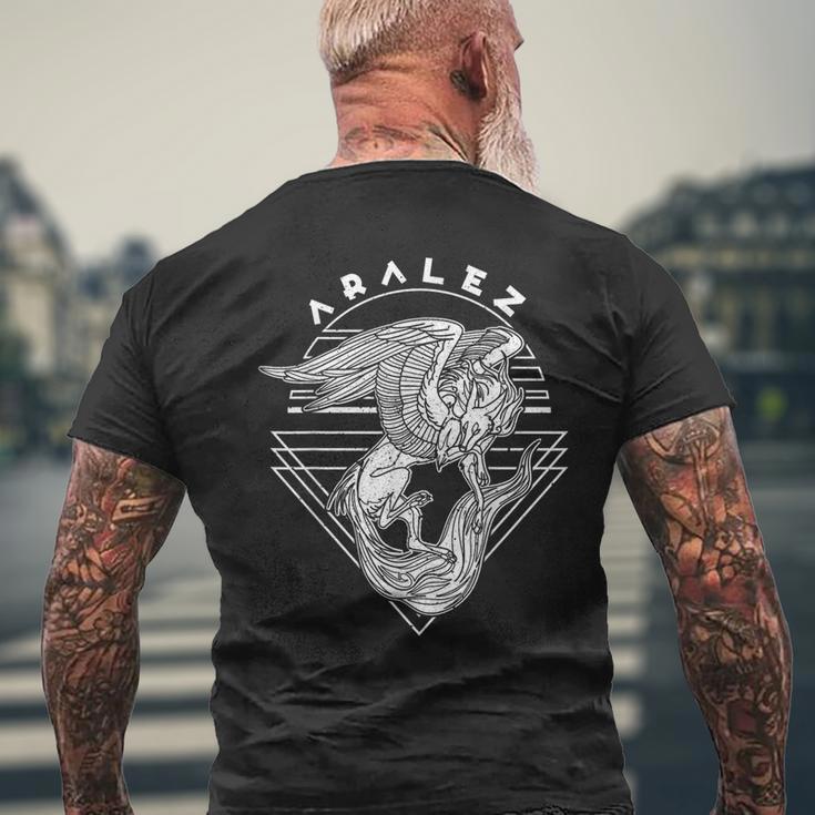 Aralez Arménie Ancien Assyrie Ailé Mythologique T-shirt imprimé au dos Cadeaux pour les vieillards