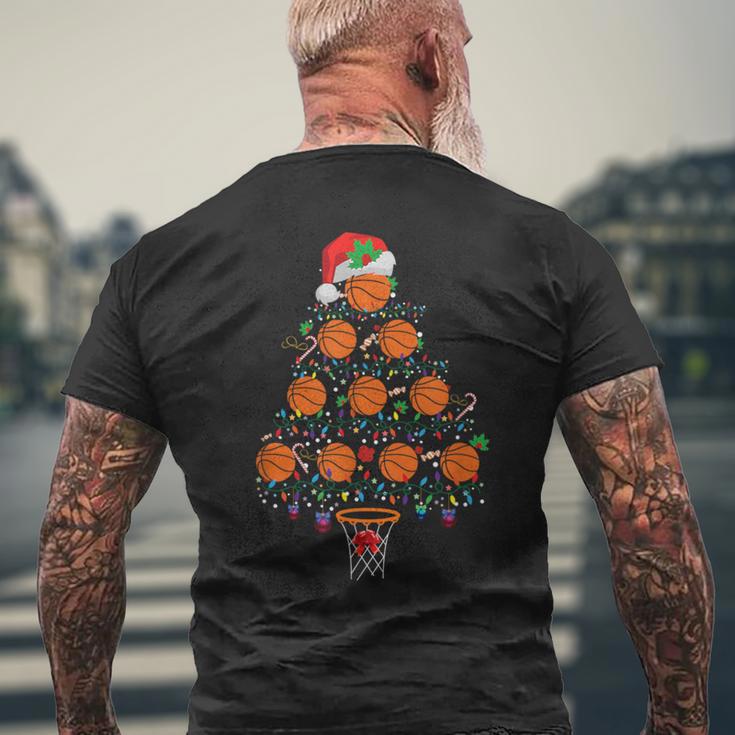 Ballon De Basket De Noël T-shirt imprimé au dos Cadeaux pour les vieillards
