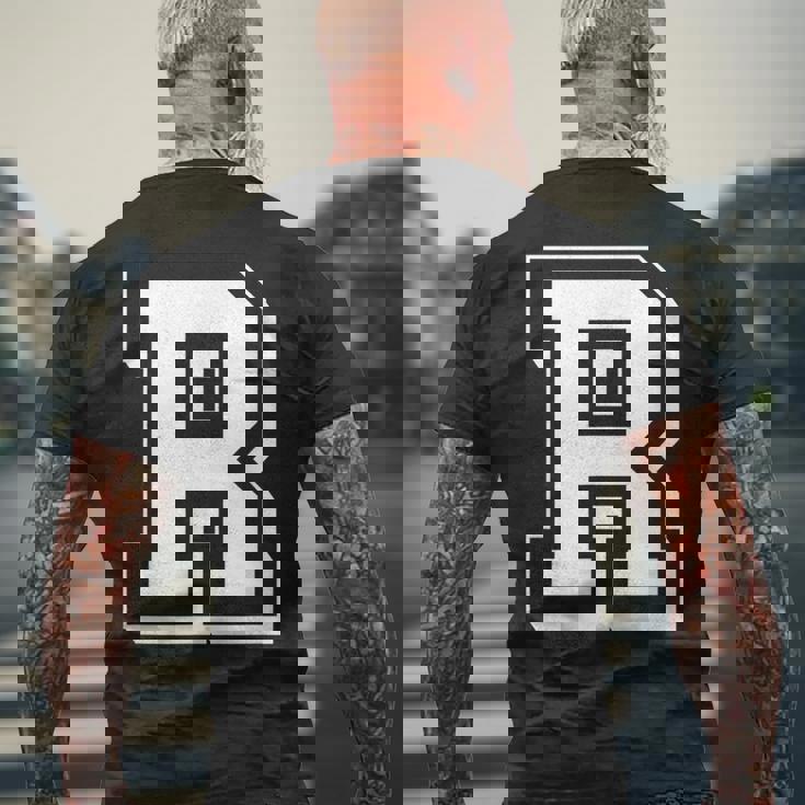 Best Friendshipseven Letters R From Friends メンズTシャツ バックプリント 高齢者への贈り物