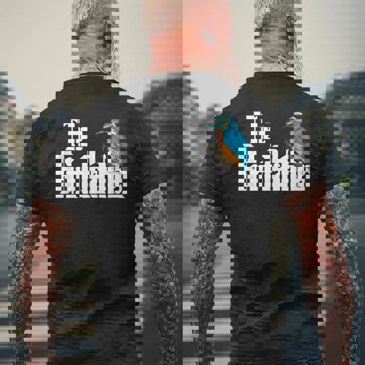 The Birdfather シャツ バードウォッチング ファニー ミーム バーダー ダディ メンズTシャツ バックプリント 高齢者への贈り物