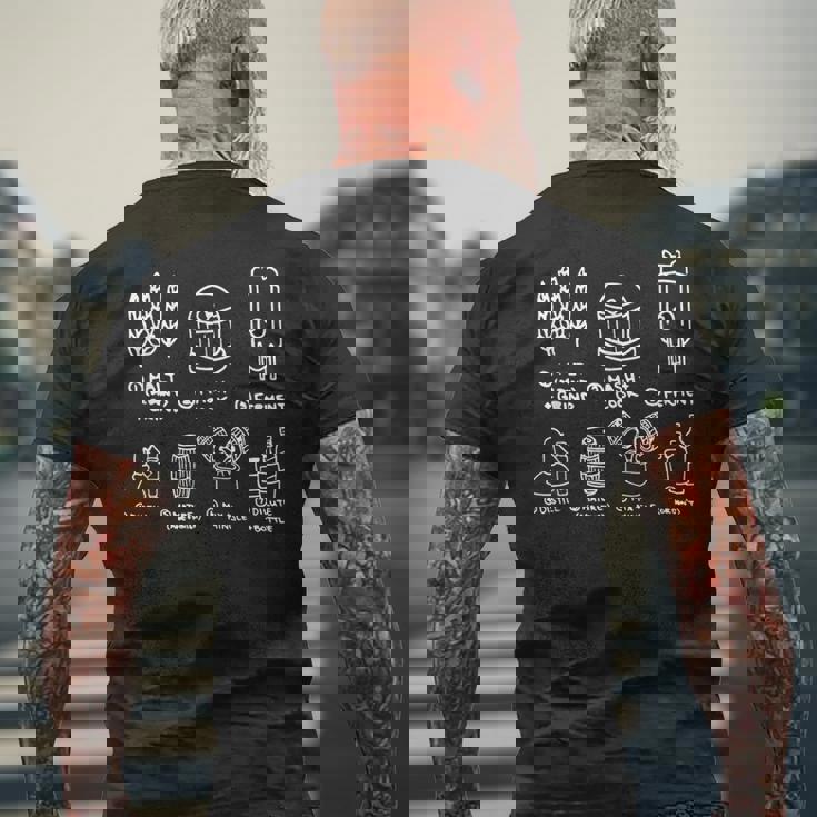 Bourbon テイスティング&スコッチ ウイスキー ウイスキー醸造 メンズTシャツ バックプリント 高齢者への贈り物