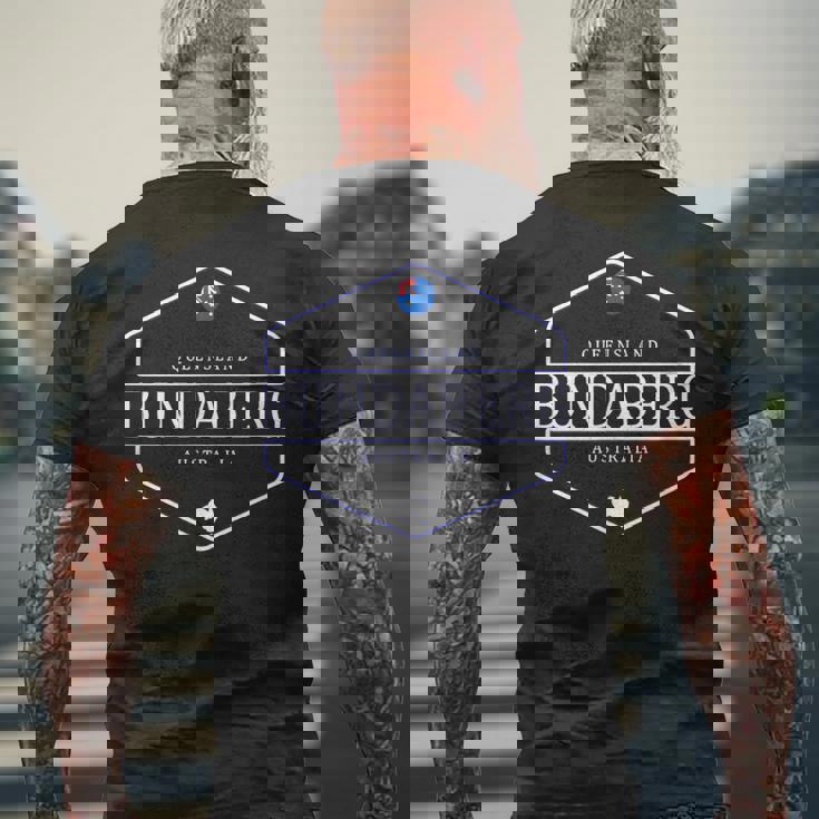 Bundaberg Australia バンダバーグ クイーンズランド オーストラリア メンズTシャツ バックプリント 高齢者への贈り物