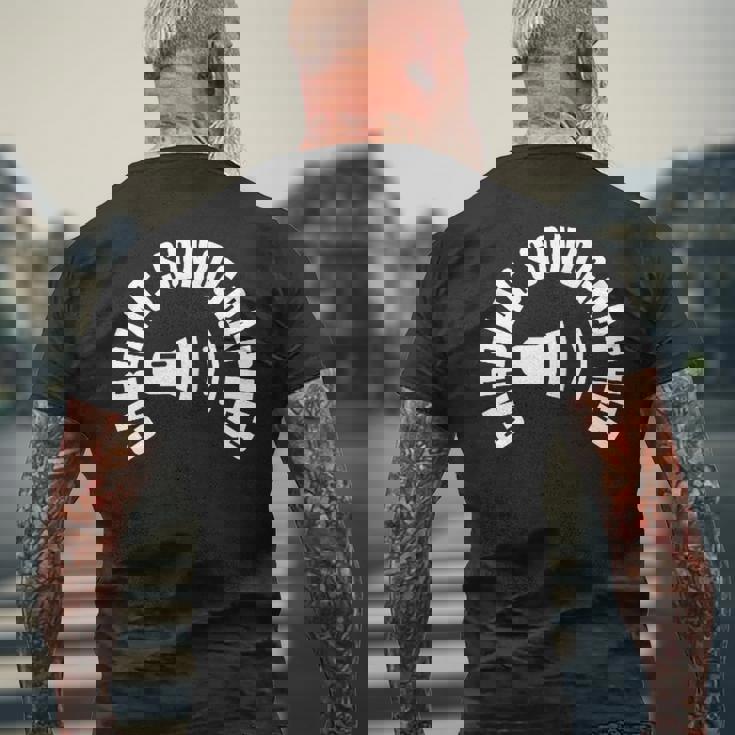 Cardicac 超音波検査技師 ポケットウェア 心臓血管技術者 メンズTシャツ バックプリント 高齢者への贈り物