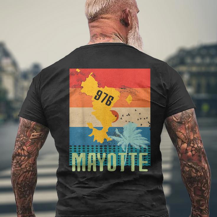 Carte De Mayotte 976 Idee Cadeauouvenir Pour Mahorais T-shirt imprimé au dos Cadeaux pour les vieillards