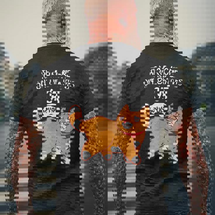 The Cat Game Don't Look At This Cat You Lost Kitten メンズTシャツ バックプリント 高齢者への贈り物