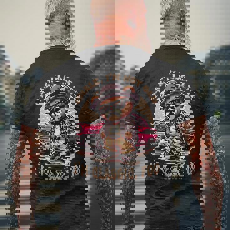 Chale Im Not Old Im Classic Fool ローライダー チカーノ メンズTシャツ バックプリント 高齢者への贈り物