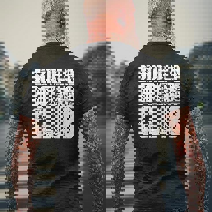 Cool Boxing ブルックリンボクシングクラブtシャツ メンズTシャツ バックプリント 高齢者への贈り物